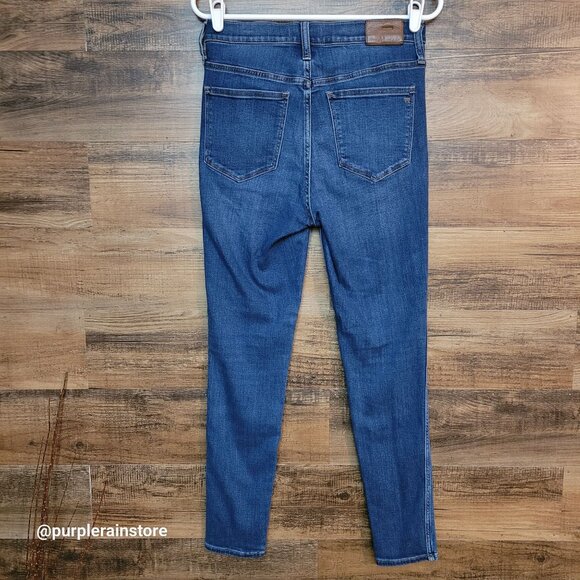 Madewell Jeans 27 Roadtripper 10" Medium Dark Wash Stretch Denim Tummy Control - Picture 2 of 10